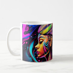 Neon Liebe Warrior #4 Kaffeetasse