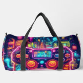 Neon Light Game Controller Duffle Bag (Vorderseite)