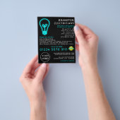 Neon Lightbulb, Elektrische Werbung Flyer (Gruppe)