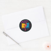 Neon Lightning Book Sticker - Bold & Electrificati (Umschlag)