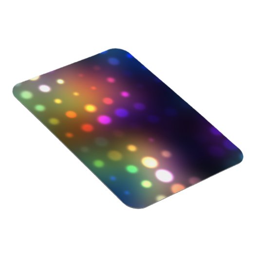 Neon Lights Abstrakt Magnet (Rechte Seite)