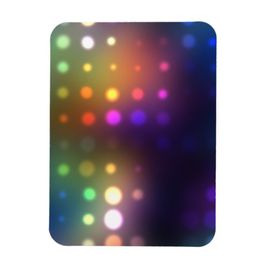 Neon Lights Abstrakt Magnet (Vertikal)