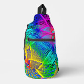 Neon Lights bunt Crossbody Bag (Vorderseite)