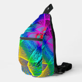 Neon Lights bunt Crossbody Bag (Rechte Ecke)