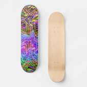 Neon Lights D Brand Skateboard (Vorderseite)