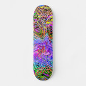 Neon Lights D Brand Skateboard (Vorderseite)
