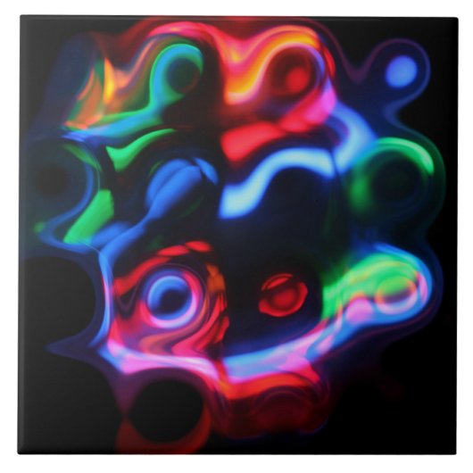 Neon Lights Fliese (Vorderseite)