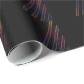 Neon Lights Geschenkpapier (Rolleneckpunkt)