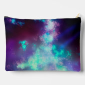 Neon Lights Night Sky Zubehörtasche (Rückseite)