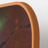 neon lights on cracked rock surface pickleball schläger (Linke Seite)