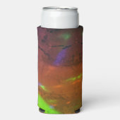 neon lights on cracked rock surface selters dosenkühler (Seltzer Vorderseite)