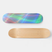 Neon Lights Pattern Skateboard (Horizontal)