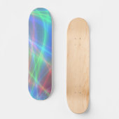 Neon Lights Pattern Skateboard (Vorderseite)