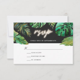 Neon Lights | RSVP für tropische Hochzeiten