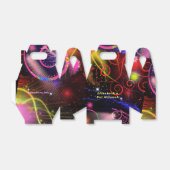 Neon Lights Spirals Sternexplosionen farbenfroh Geschenkschachtel (Ungefaltet)