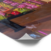 Neon Lights Store Window New York NYC Poster (Ecke)