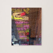Neon Lights Store Window New York NYC Puzzle (Vertikal)
