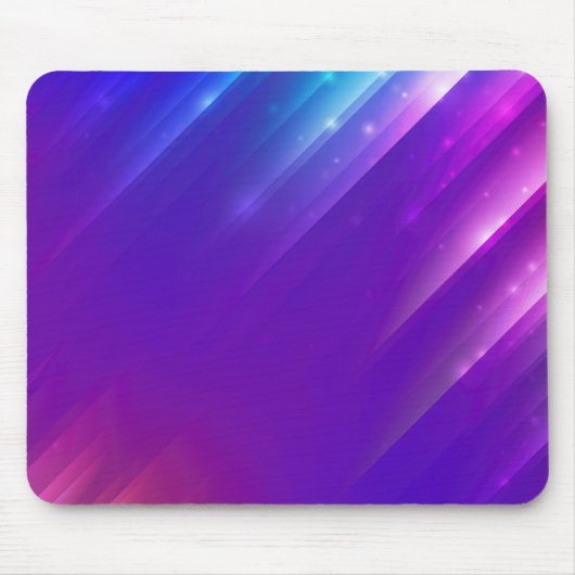 Neon Lila Abstrakt Angle-Konstruktion Mousepad (Vorne)