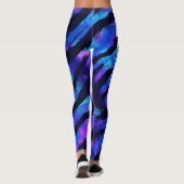 Neon Lila Animal GRL Power Leggings (Rückseite)