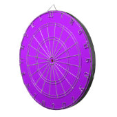 Neon Lila Dartboard mit Darts Dartscheibe (Vorderseite rechts)