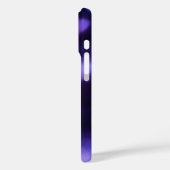 Neon Lila Hearts Case-Mate iPhone Hülle (Rückseite / Links)