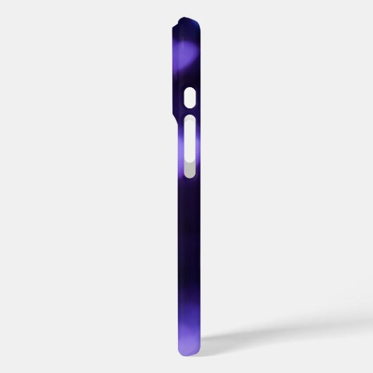 Neon Lila Hearts Case-Mate iPhone Hülle (Rückseite / Links)