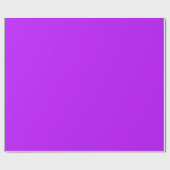 Neon Lila Matte Wrapping Paper Geschenkpapier (Flach)