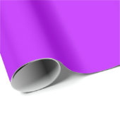 Neon Lila Matte Wrapping Paper Geschenkpapier (Rolleneckpunkt)