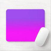 Neon Lila und Hot Pink Ombre Farbton Fade Sc Mousepad (Mit Mouse)