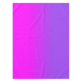 Neon Lila und Hot Pink Ombre Farbton Fade Sc Tischdecke (Vorderseite)