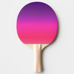 Neon Lila und rosa ombre abstraktes Design Tischtennis Schläger
