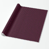 Neon Lila Weaved Pattern Geschenkpapier (Ungerollt)