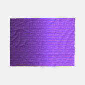 Neon lilac gradient.  fleecedecke (Vorderseite (Horizontal))