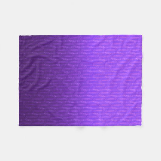 Neon lilac gradient. fleecedecke (Vorderseite (Horizontal))