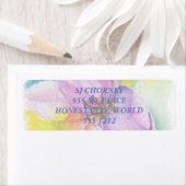 NEON LILY RÜCKSENDEADRESSEN-AUFKLEBERS (Insitu)