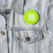 Neon Lime - Fügen Sie Ihr Logo hinzu  Button (Beispiel)