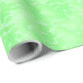 Neon Lime Green Abstract Texture Wrapping Paper Geschenkpapier (Rolleneckpunkt)