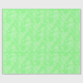 Neon Lime Green Abstract Texture Wrapping Paper Geschenkpapier (Flach)