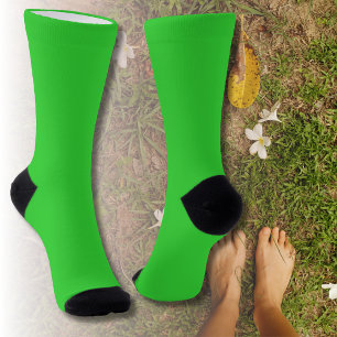 Neon Lime Green Bright Socken