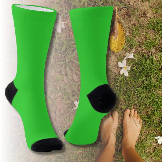 Neon Lime Green Bright Socken