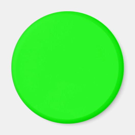Neon Lime Green Hintergrund Magnet (Vorne)