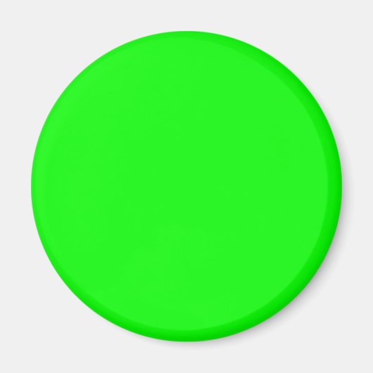 Neon Lime Green Hintergrund Magnet (Vorne)