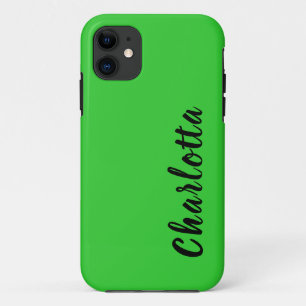 Neon Lime Green Solid Color Benutzerdefiniert Case-Mate iPhone Hülle