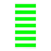 Neon Lime Green und White Stripes Pattern Neuheit Werbekarte (Hinten)