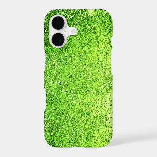 Neon Lime Green Wethered Grunge Metal