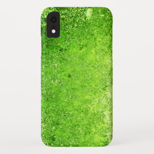Neon Lime Green Wethered Grunge Metal Case-Mate iPhone Hülle