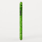 Neon Lime Green Wethered Grunge Metal Case-Mate iPhone Hülle (Hinten/Rechts)
