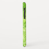 Neon Lime Green Wethered Grunge Metal Case-Mate iPhone Hülle (Hinten/Links)