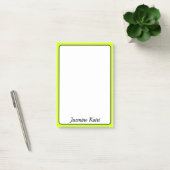 Neon Limon Gelbe Grenze Beruflich Einfache Bezeich Post-it Klebezettel (Büro)
