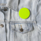 Neon Limon Yellow Solid Color | Classic | elegant Button (Beispiel)